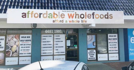 Affordable Wholefoods in Coffs Harbour